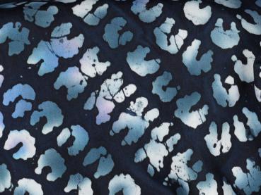 Batik Viskose blau