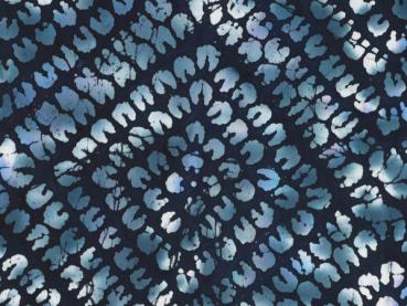 Batik Viskose blau