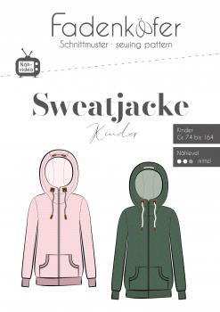 Papierschnittmuster Sweatjacke Kinder