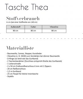 Preview: Papierschnittmuster Tasche Thea