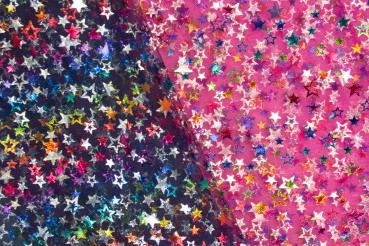 Preview: Tüll Twinkle Sterne dunkelblau