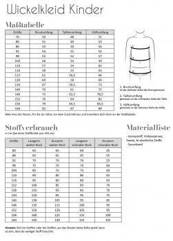 Preview: Papierschnittmuster Wickelkleid Kinder
