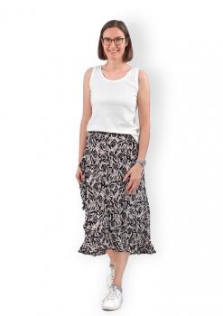 Papierschnittmuster Wickelrock Damen