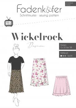 Papierschnittmuster Wickelrock Damen