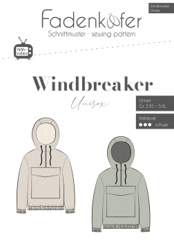Papierschnittmuster Windbreaker Unisex