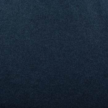 Walkloden Uni melange dunkelblau