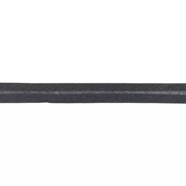 Schrägband Baumwolle 20mm - schwarz
