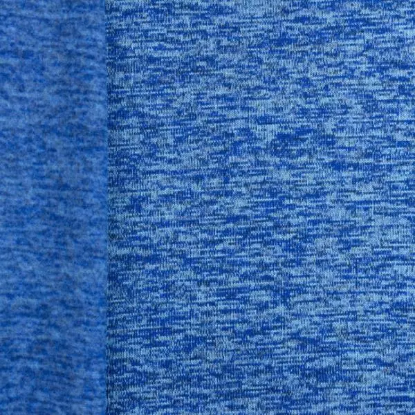 Strick Fleece - kobalt