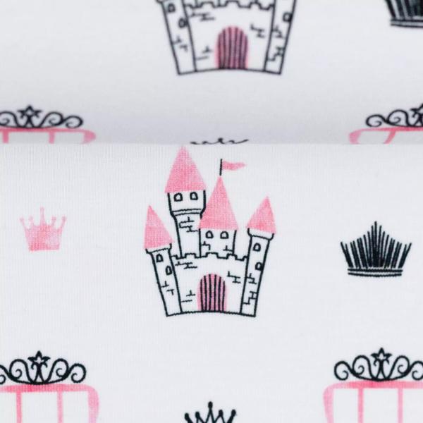 Jersey Theo - Prinzessin Schloß weiß