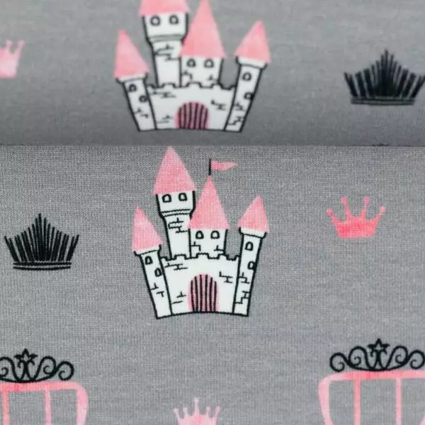 Jersey Theo Prinzessin Kutsche grau