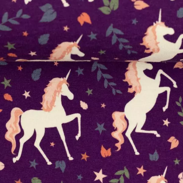 Jersey Klaas White Unicorn - Lila Einhorn