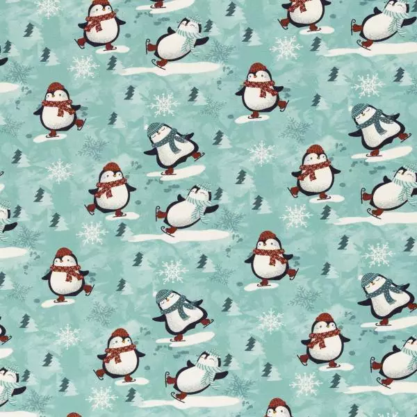 Sweat angeraut - My little Penguin eisblau