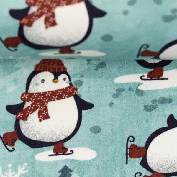Sweat angeraut - My little Penguin eisblau