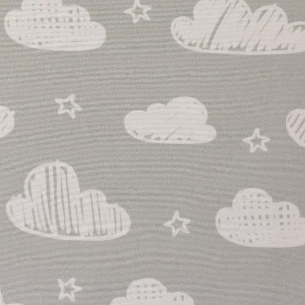 Fiete Wolken Sterne Grau