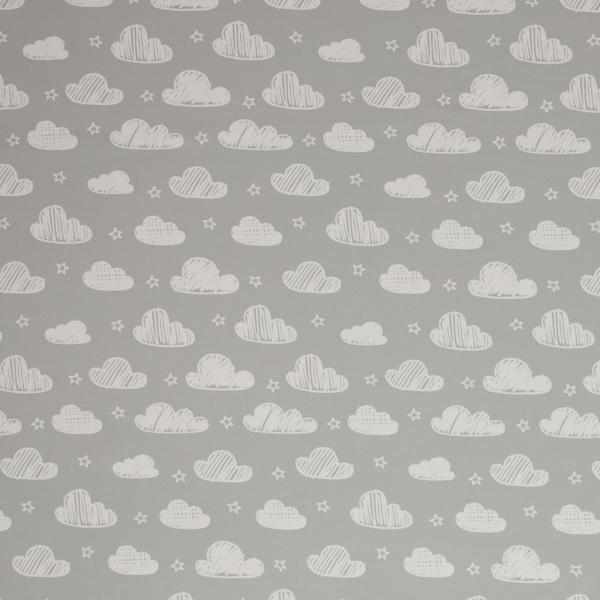 Fiete Wolken Sterne Grau