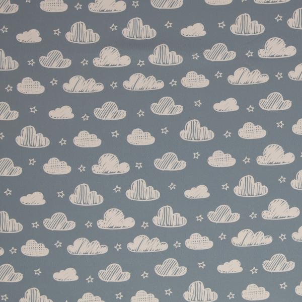 Fiete Wolken Sterne Blau