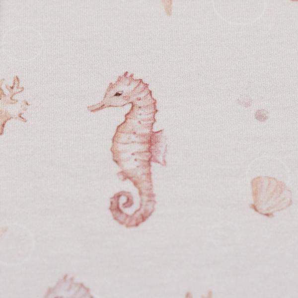Jersey Küstenliebe Seepferdchen beige