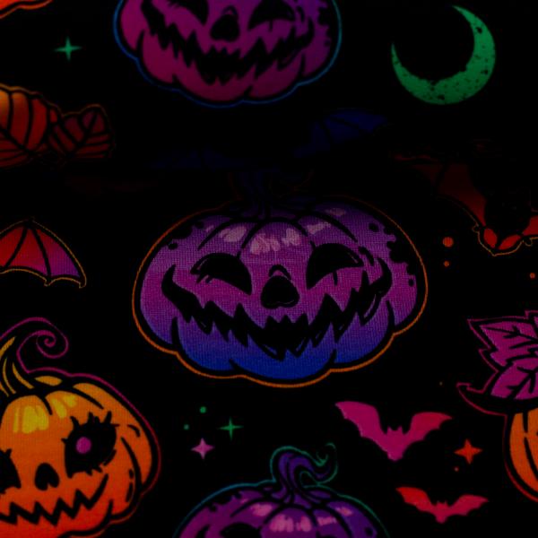 French Terry Halloween Kürbise