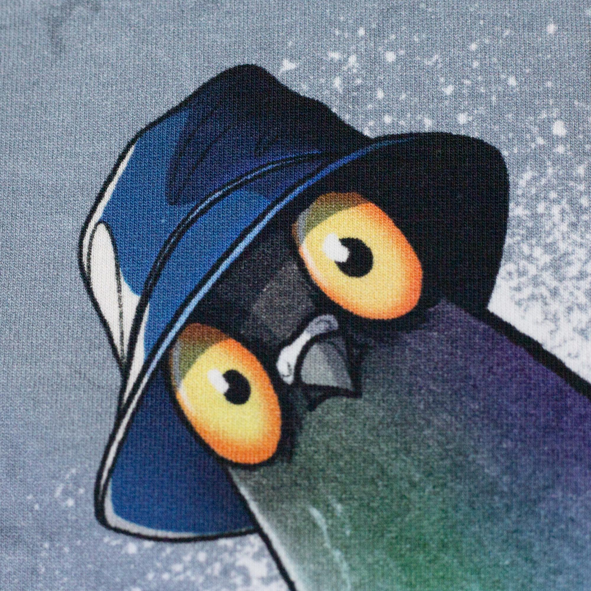 French Terry Panel Street Life "Taube" by Thorsten Berger