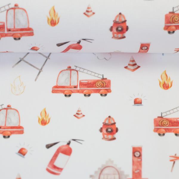 Baumwoll Webware Feuerwehr