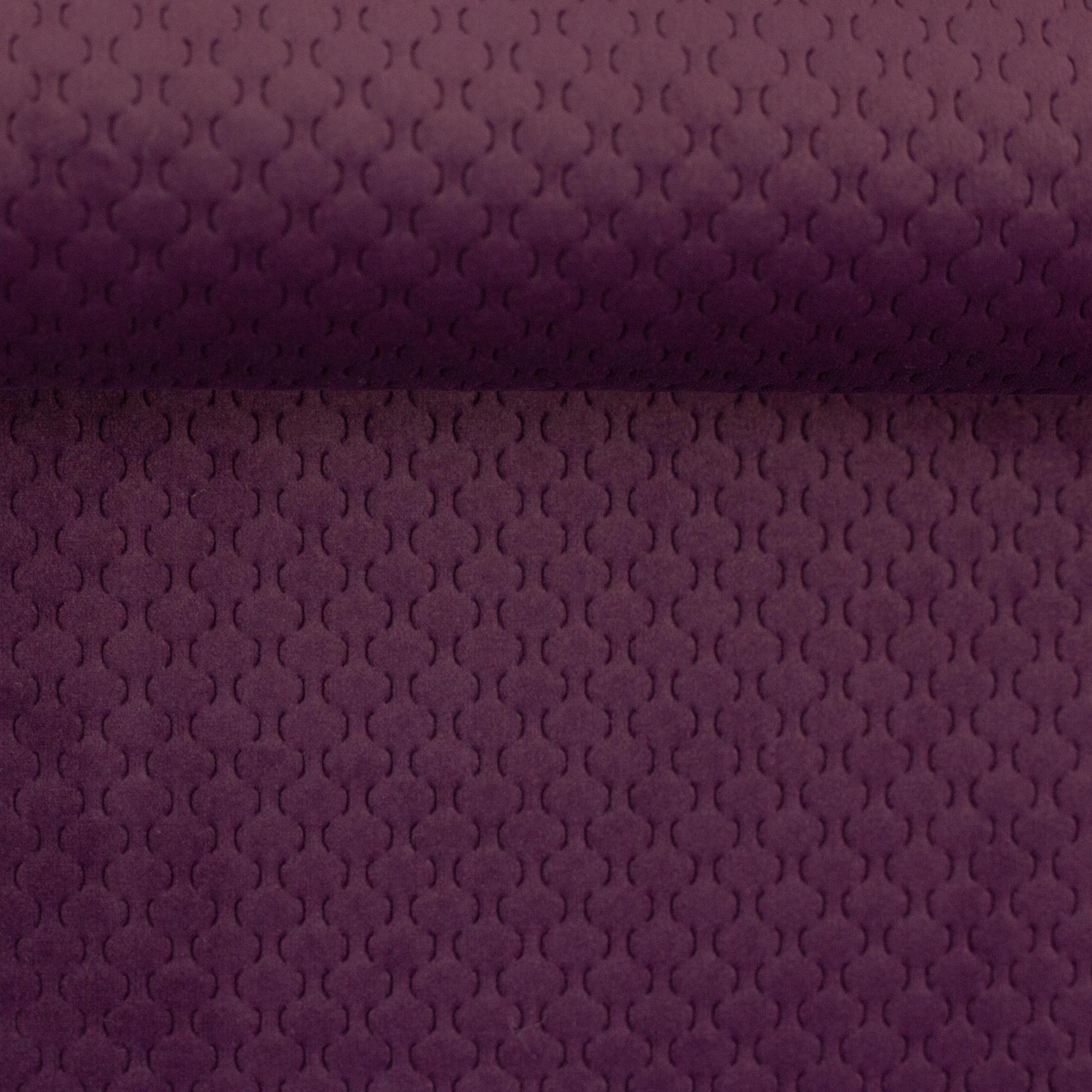 Dekosamt Parma Caracas aubergine