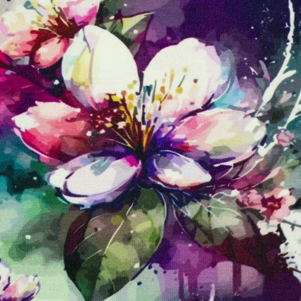 Viskose Jersey Marie Blumen