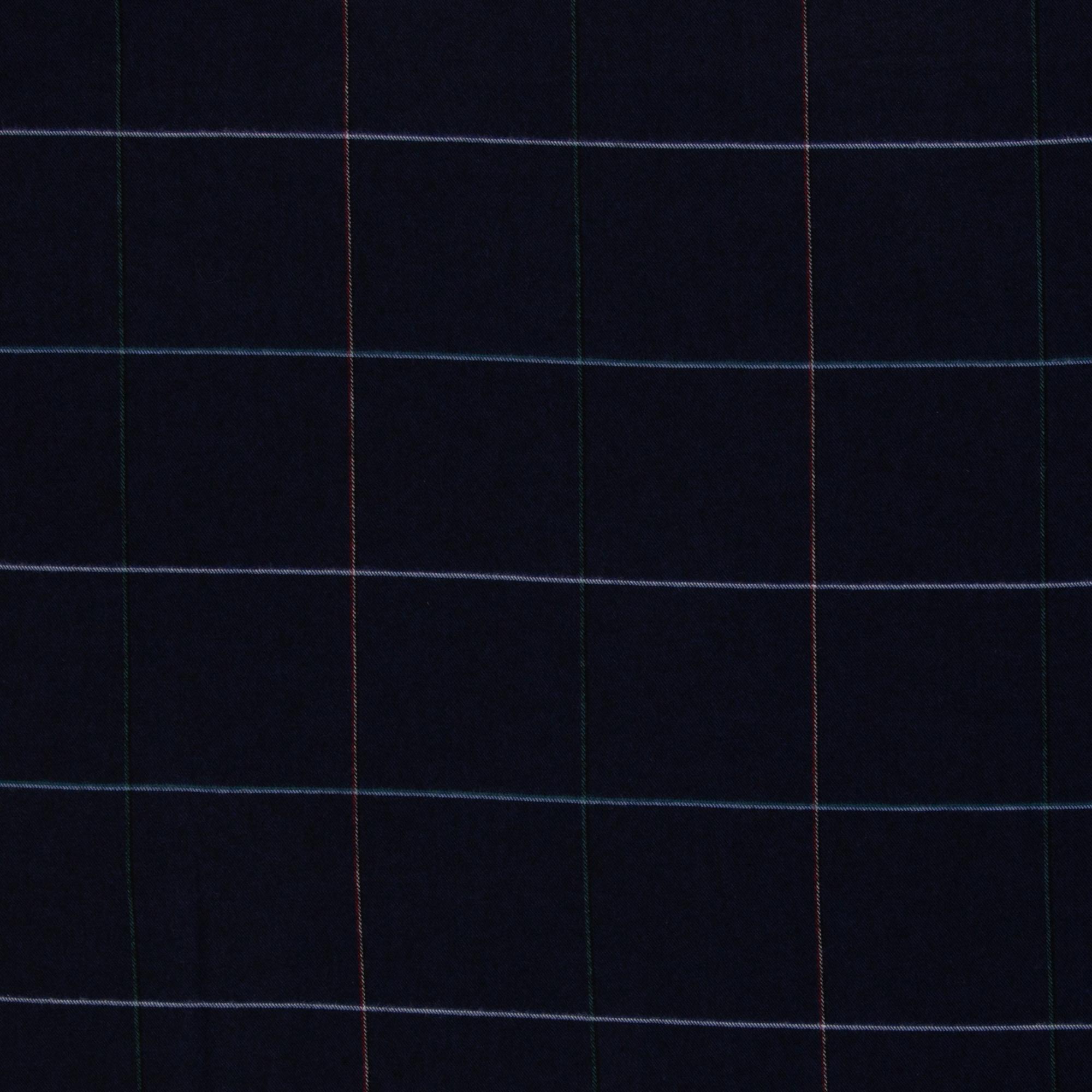 Flanell navy karo groß