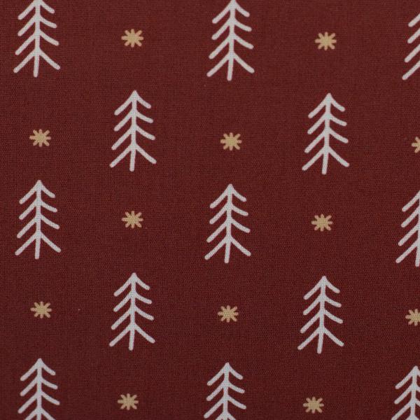 Baumwolle kleine Bäume auf Bordeaux