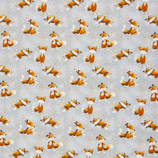 Jersey Lathi Füchse auf hellgrau