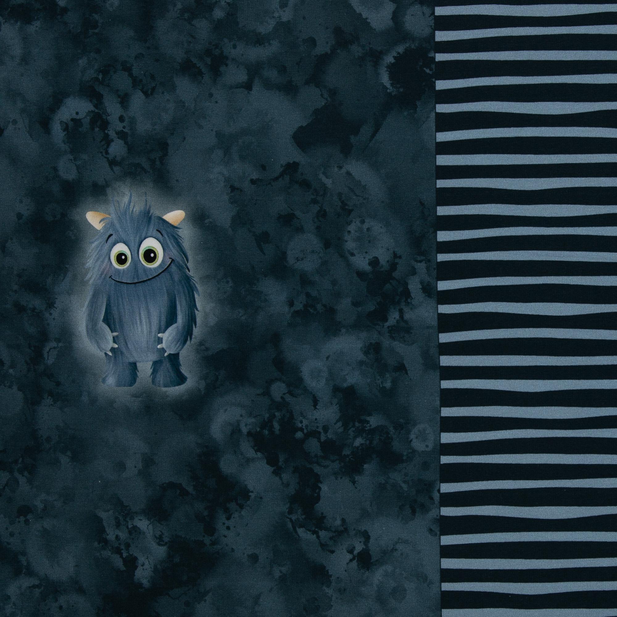 French Terry Panel Monster Moods