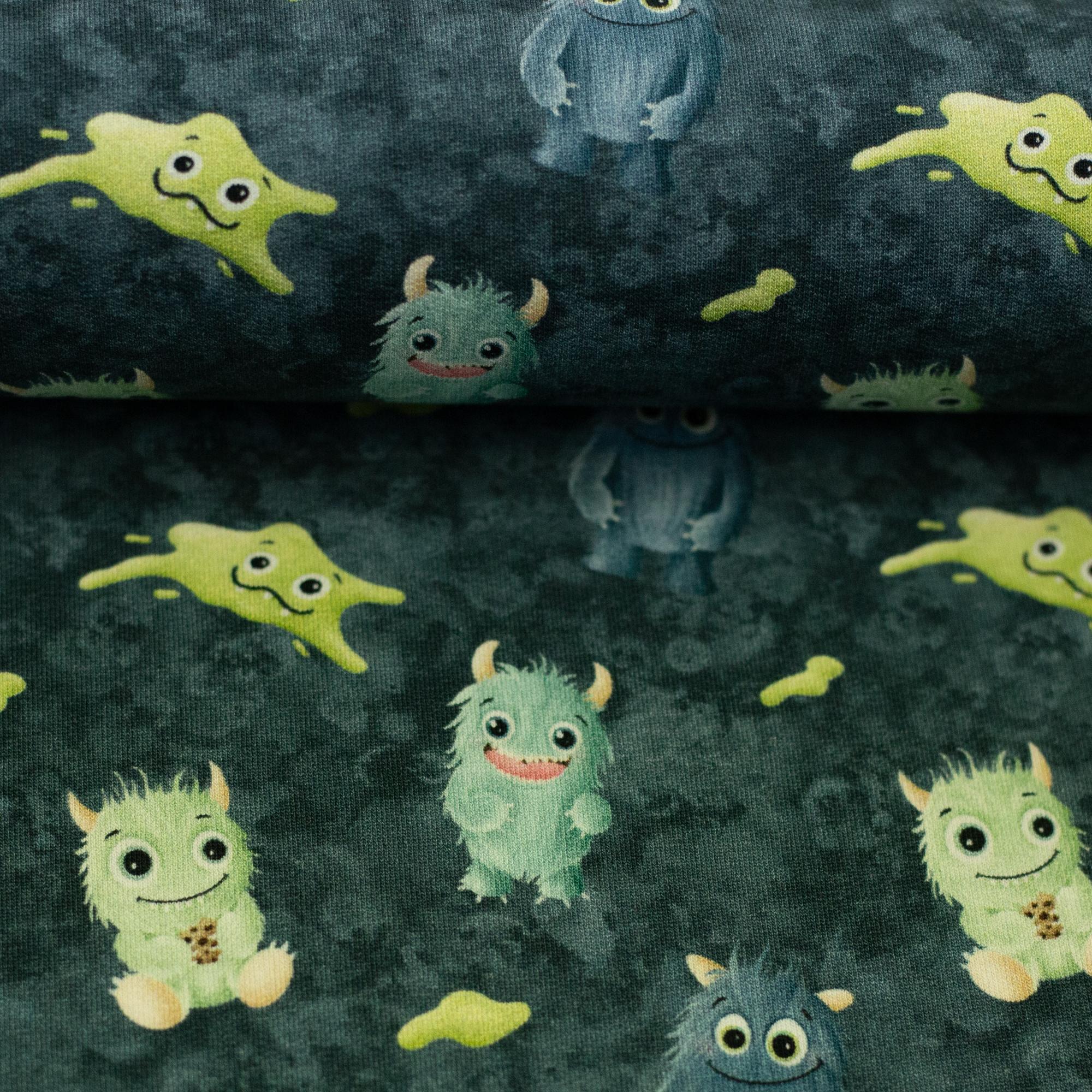 French Terry Kombistoff Monster Mood