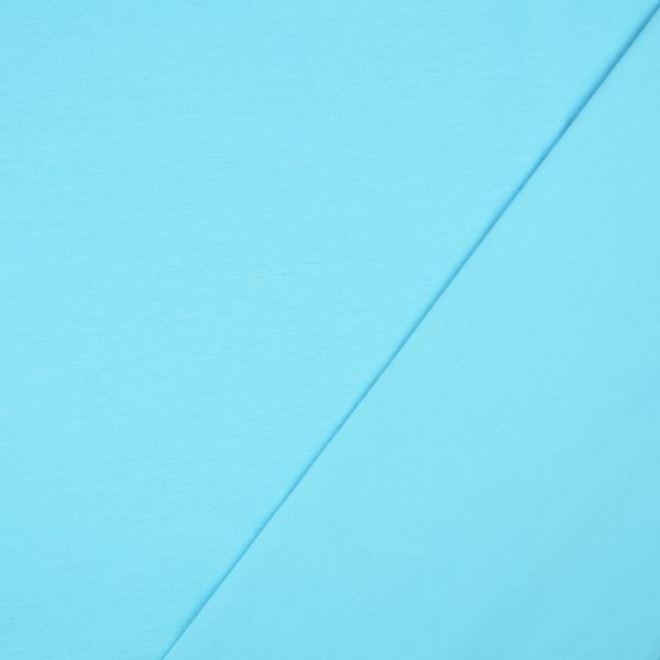 Baumwolljersey Uni - hellblau