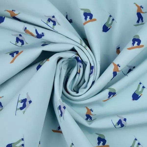 Softshell bedruckt Snowboard