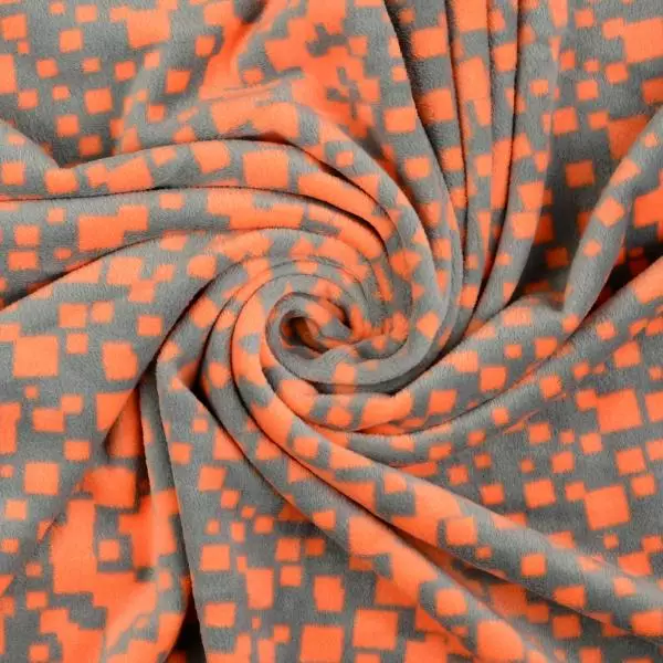Nicki Fleece Neondruck orange