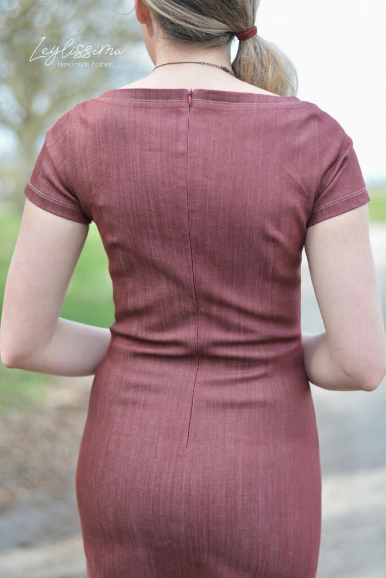 Papierschnittmuster Etui-Kleid Damen