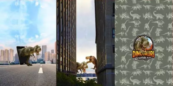 Jersey Panel Dinosaurier