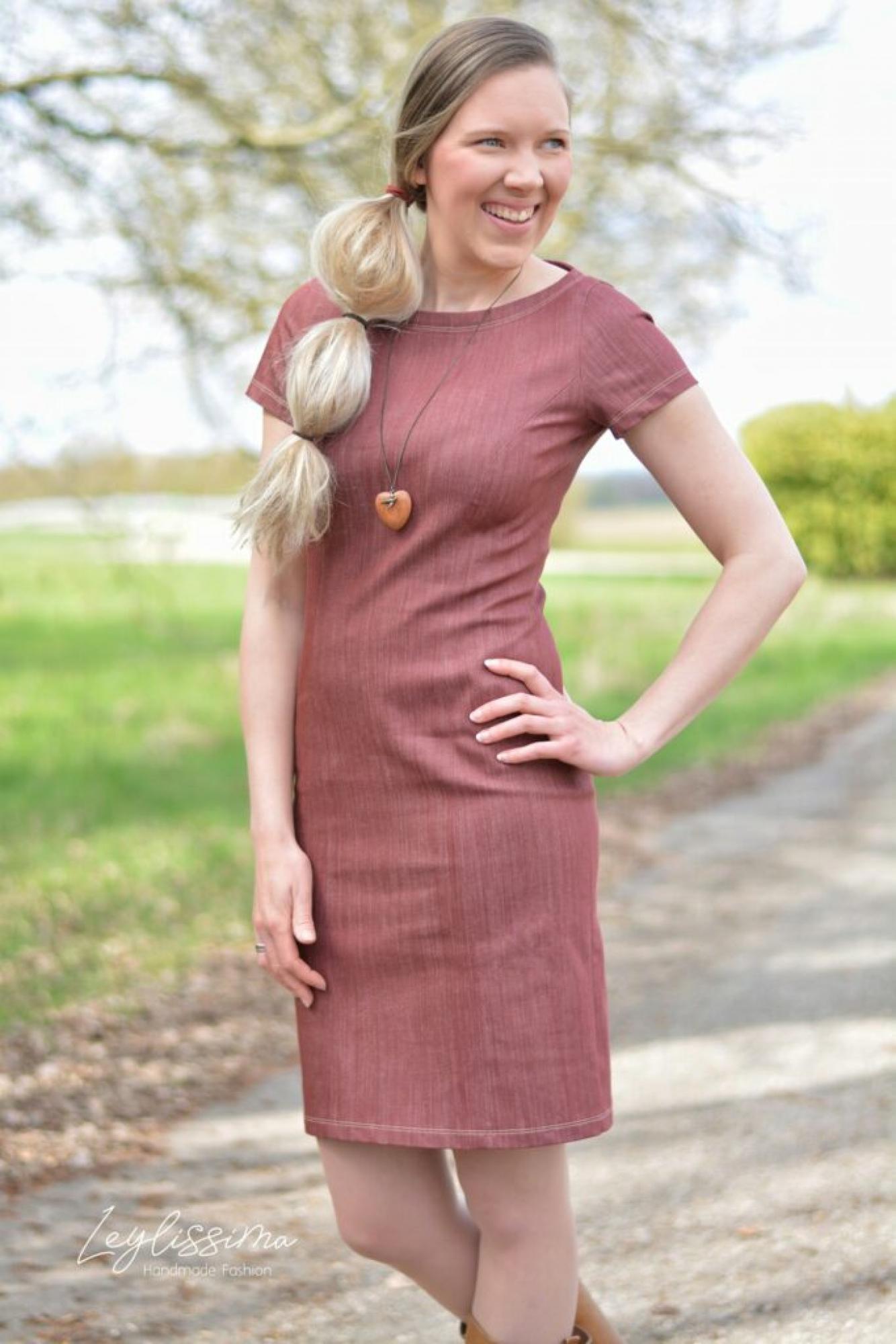 Papierschnittmuster Etui-Kleid Damen