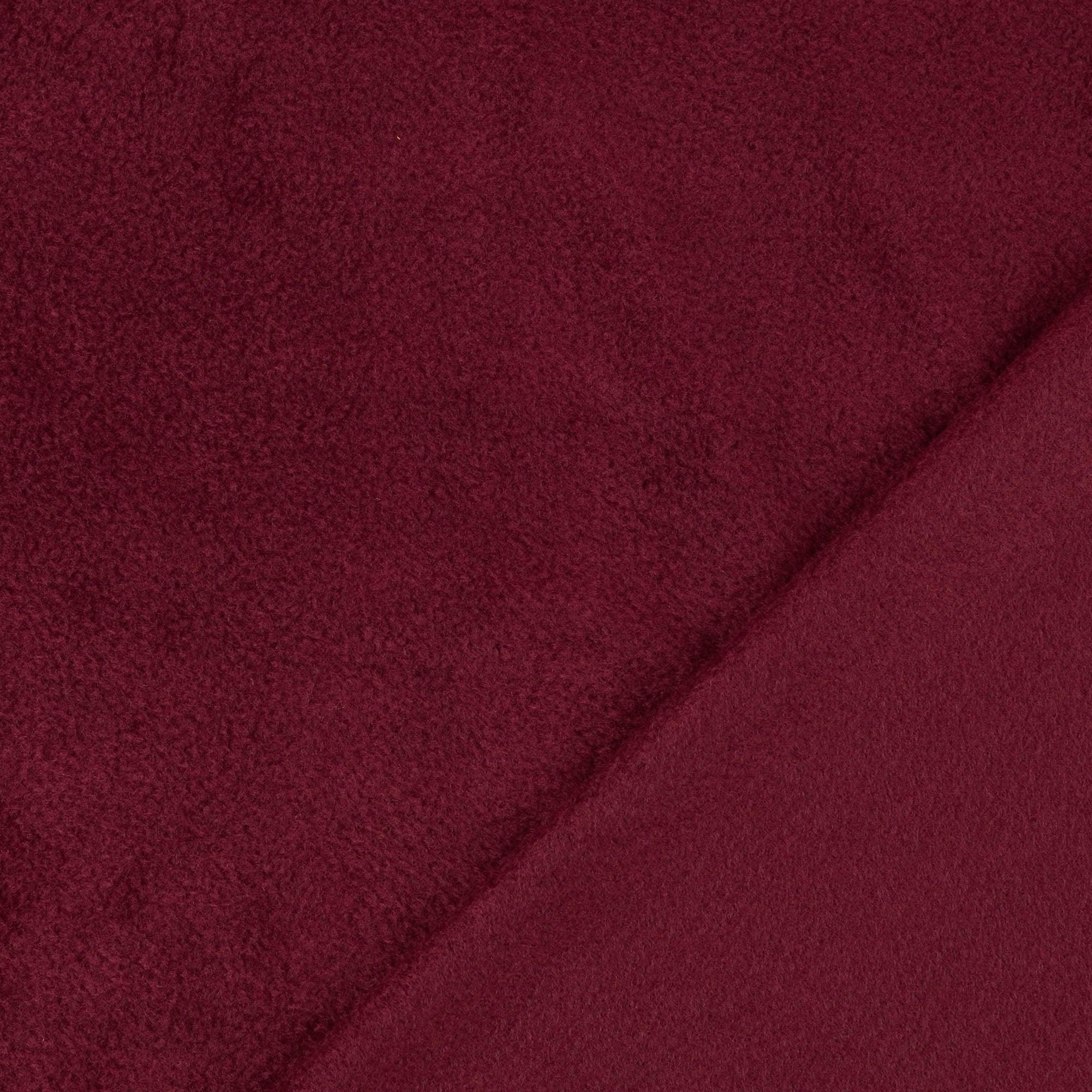 Polarfleece Uni Dunkelrot