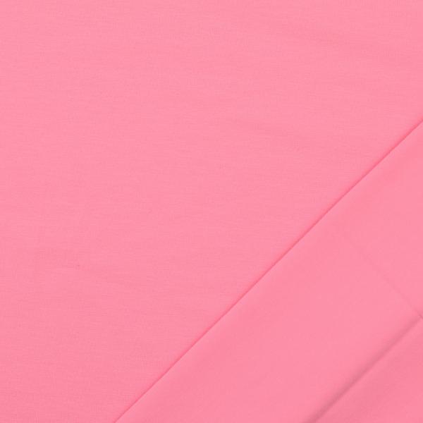 Baumwolljersey Uni - Jersey rosa