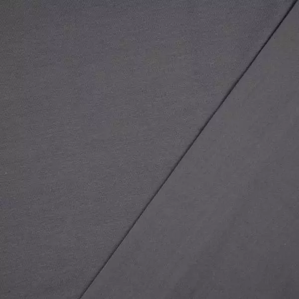 Baumwolljersey Uni - Jersey grau