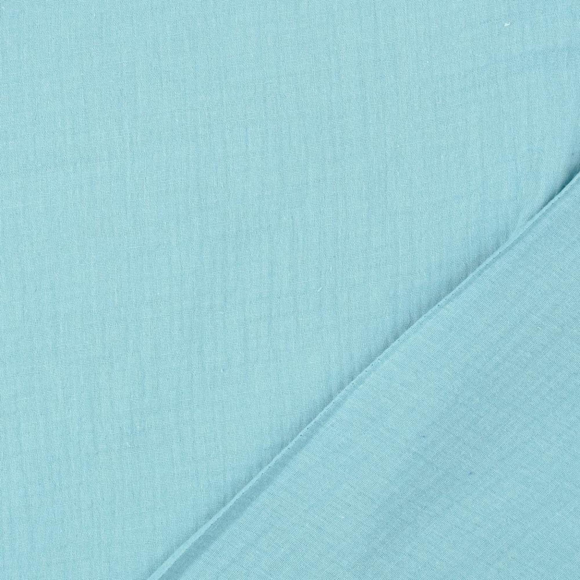 Double Gauze Musselin altmint (Restschrumpfung 10%)