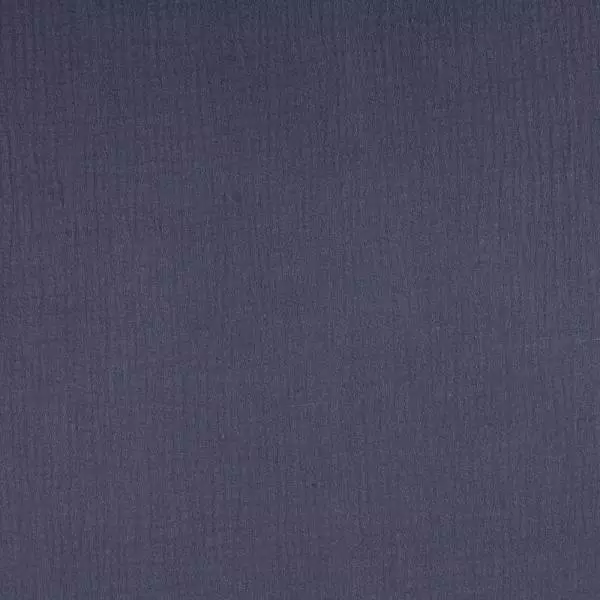 Musselin Double Gauze - Uni - stahlblau