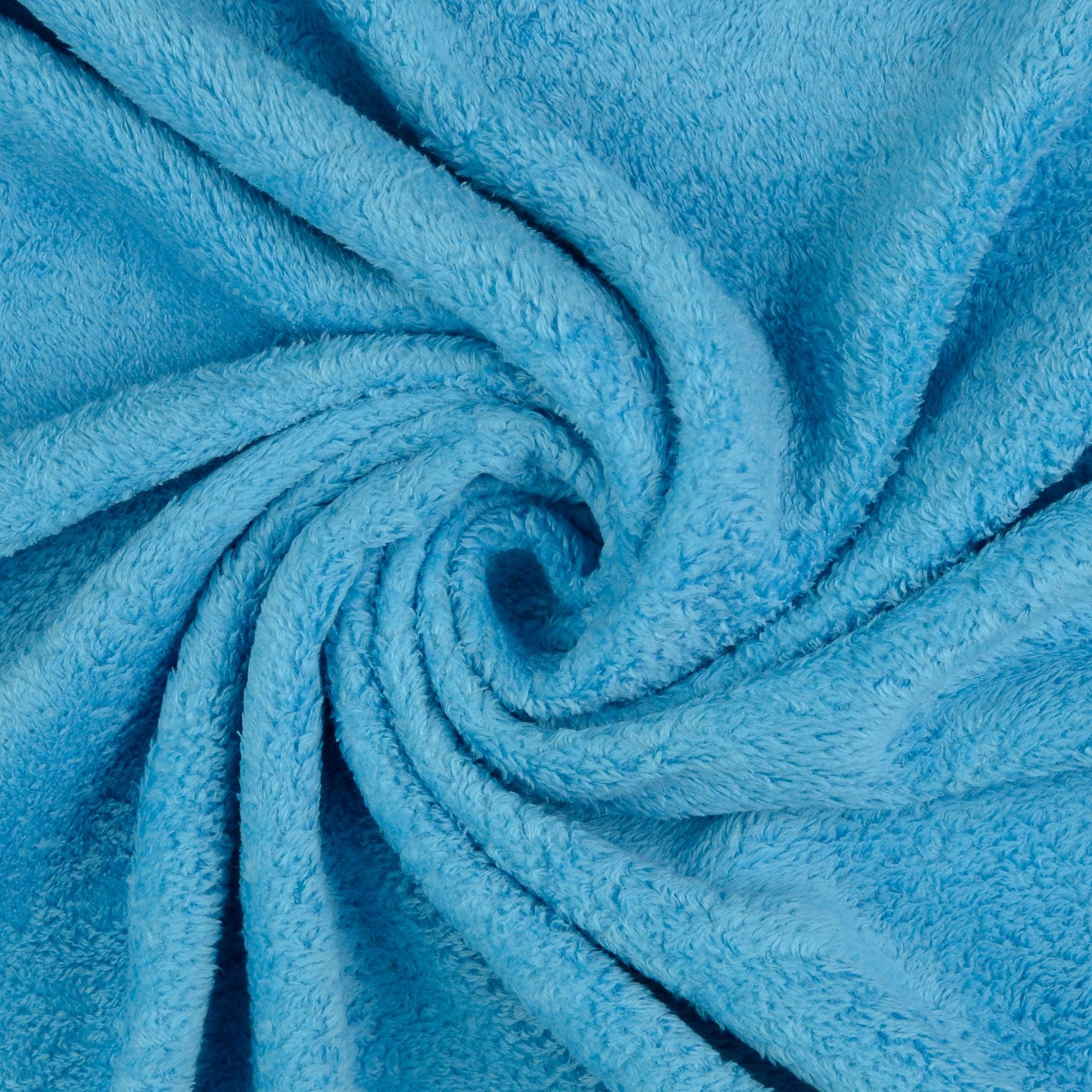 Wellnessfleece Uni hellblau