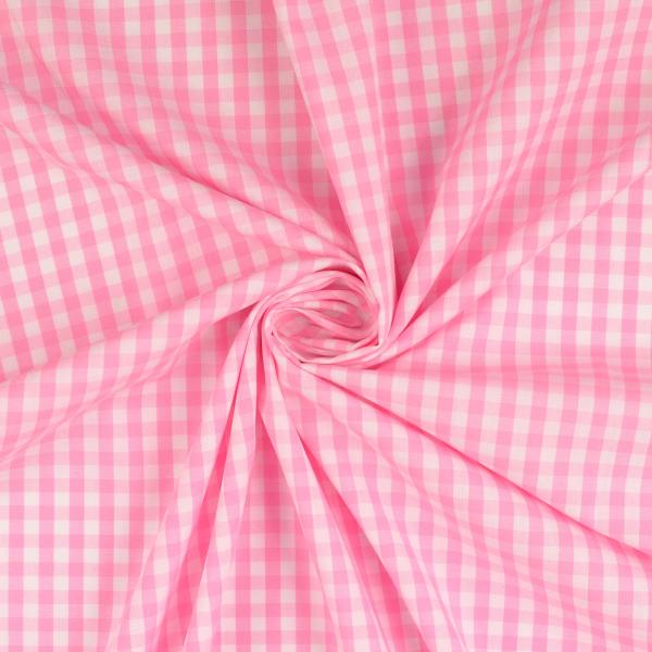 Baumwolle Webware Vichy Karo rosa