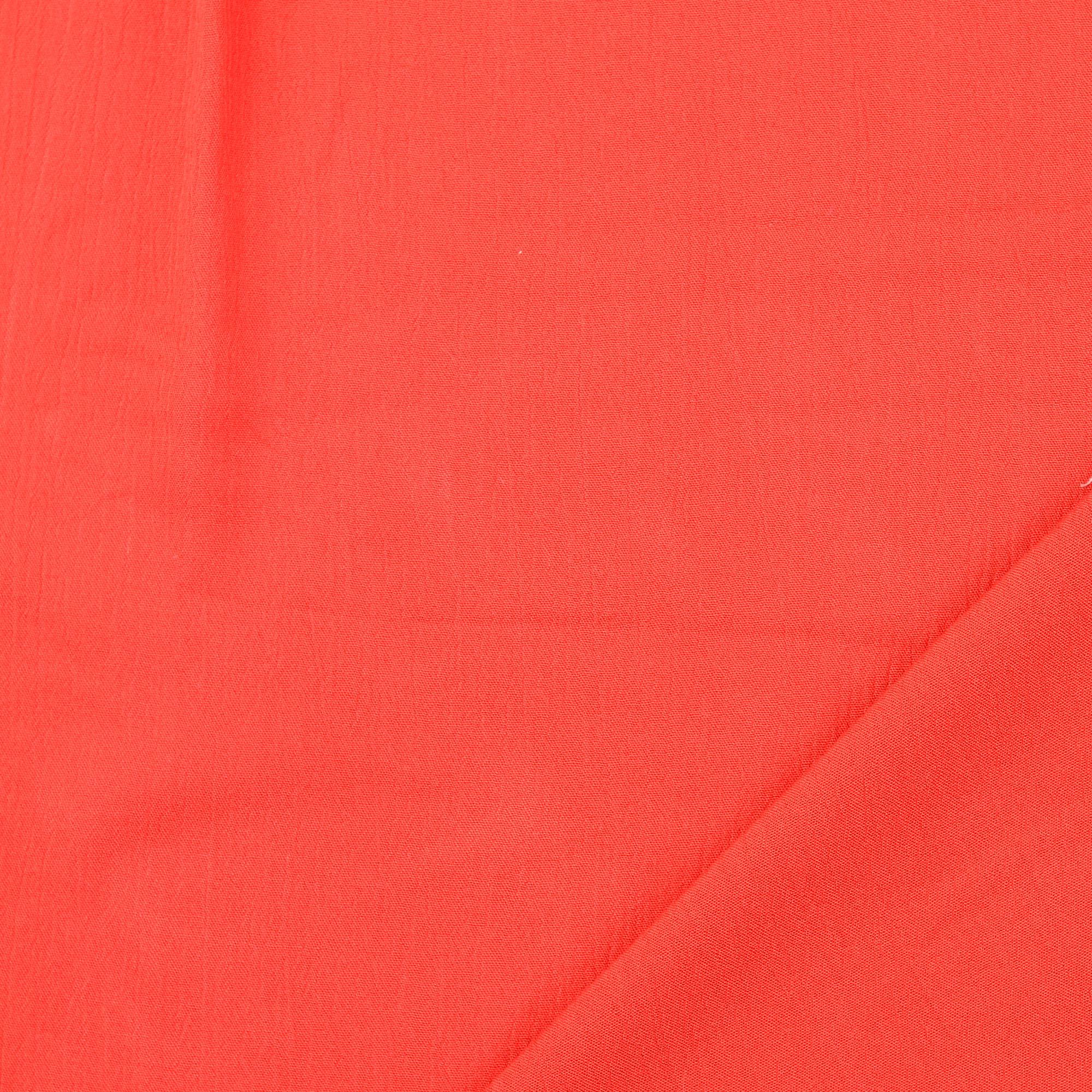 Viskose Krepp Uni rot