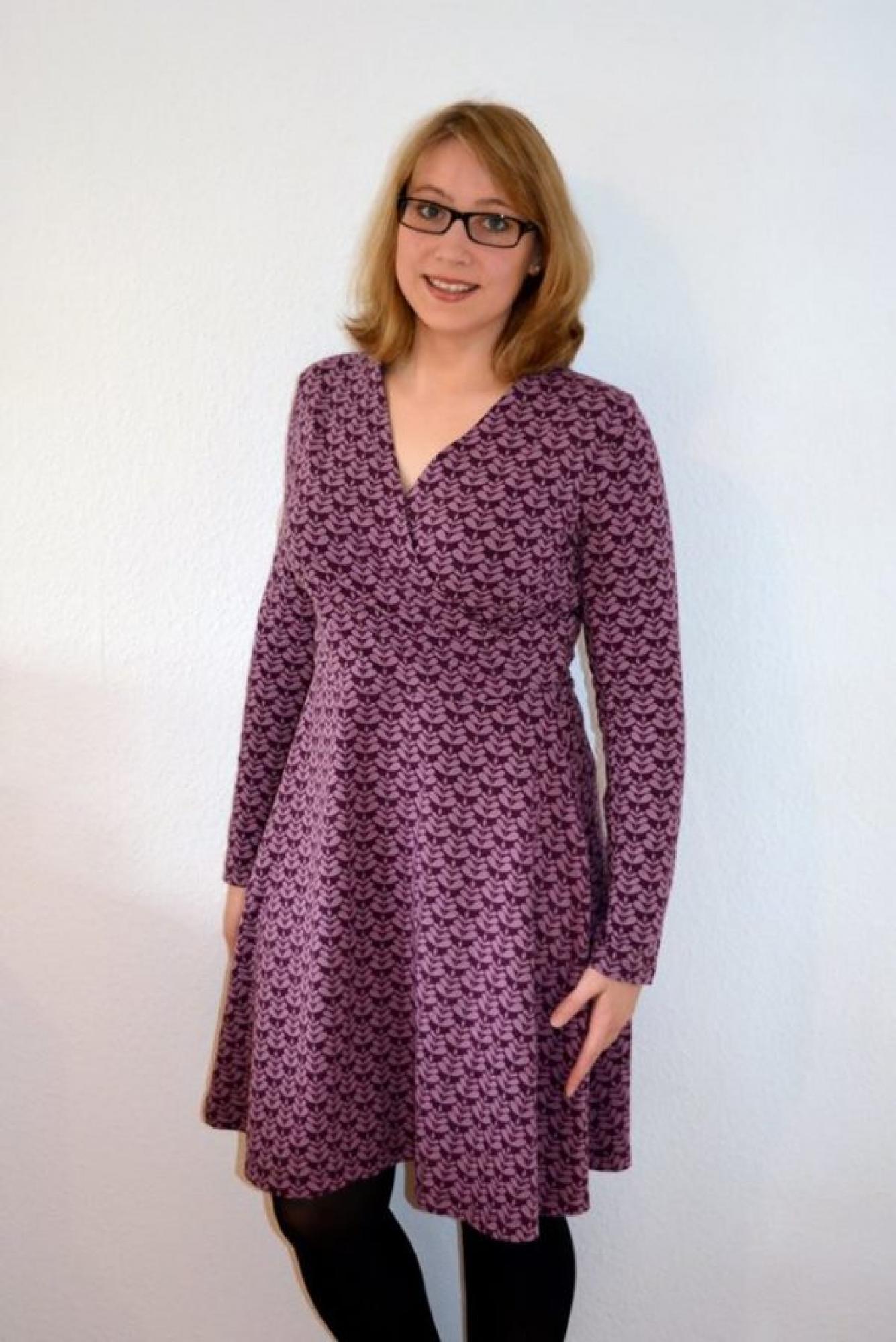 Papierschnittmuster Wickelkleid Damen