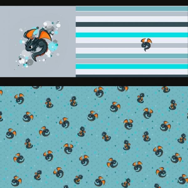 Jersey Drache Smokey hellblau