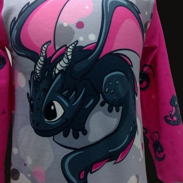 Jersey Drache Smokey pink