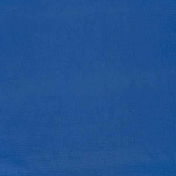 Double Gauze Musselin Königsblau