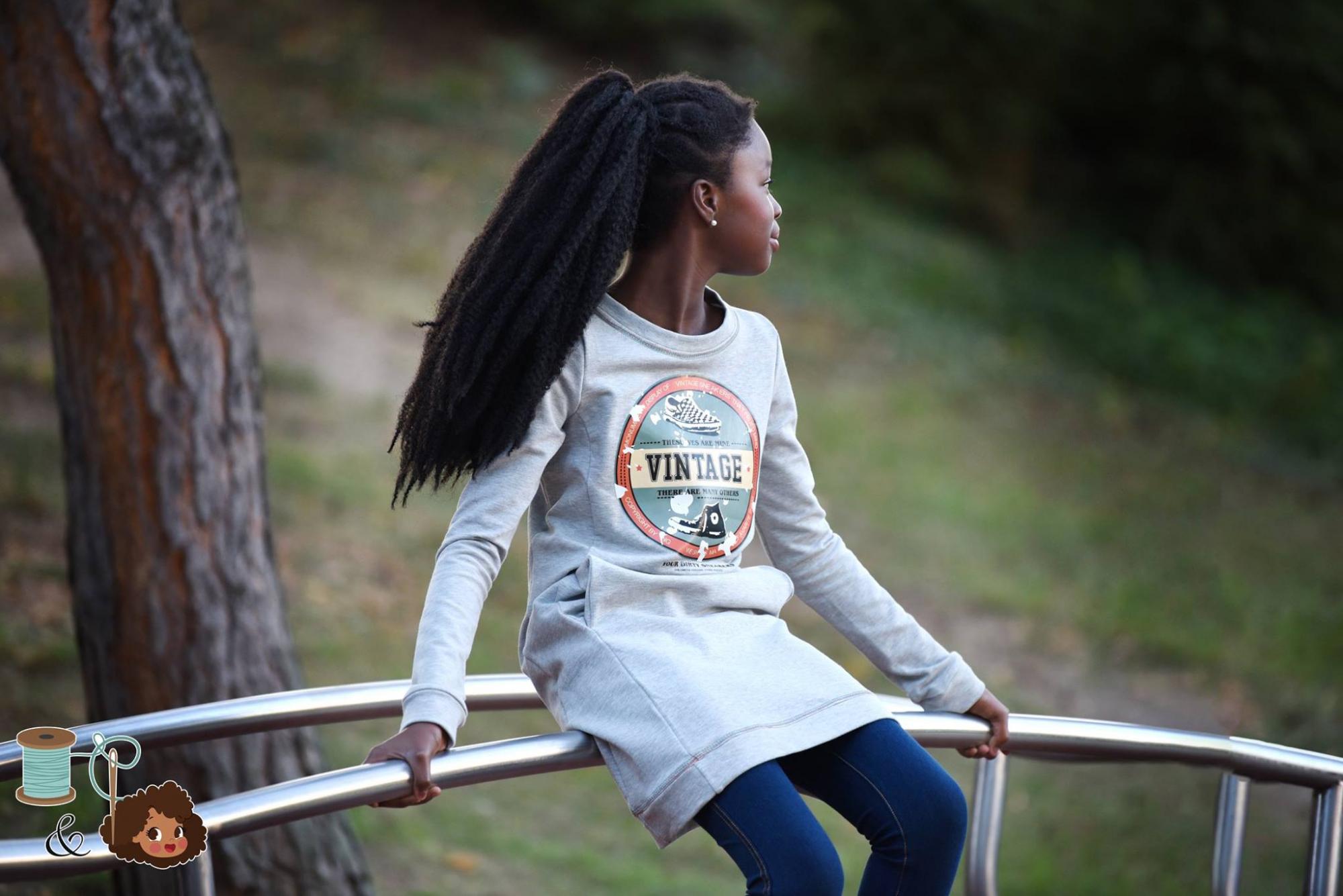 Papierschnittmuster Mila Kinder